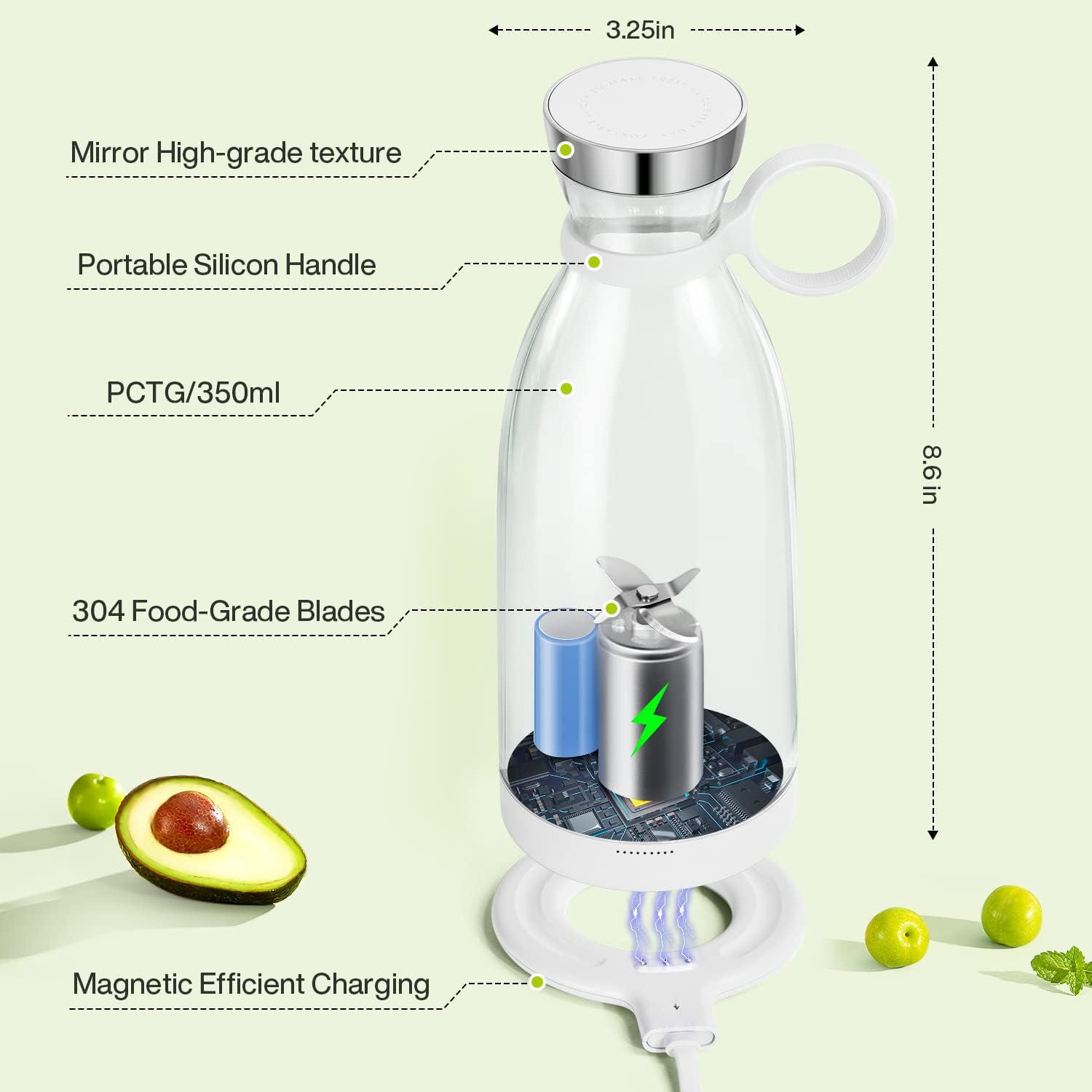 Fashion Travel Blender Bottle