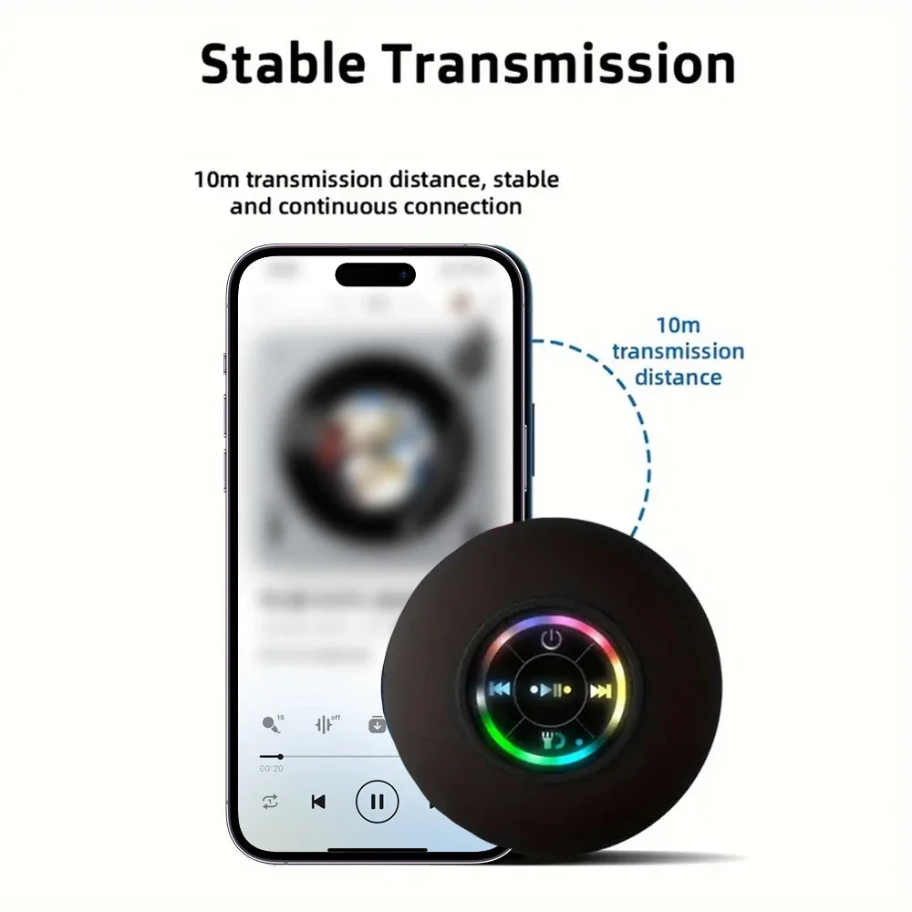 Portable Waterproof LED Speaker