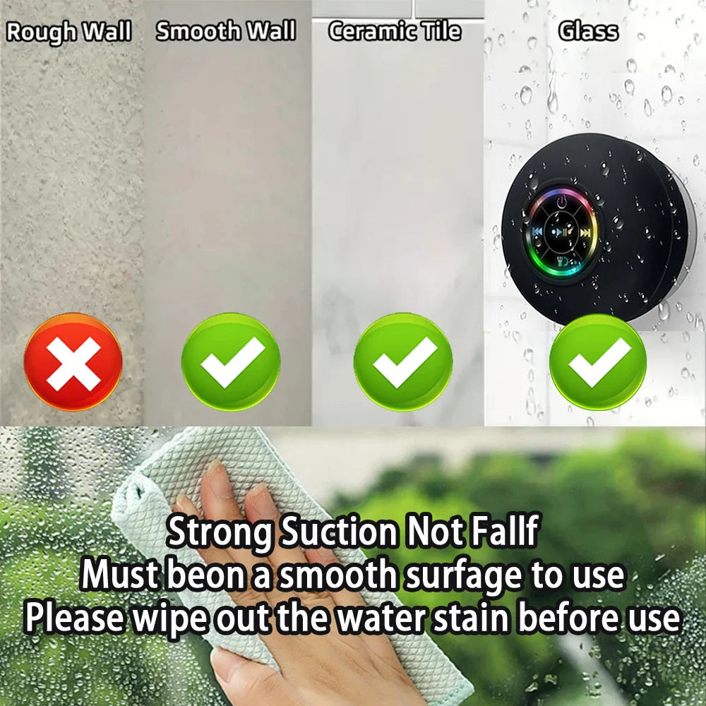 Portable Waterproof LED Speaker