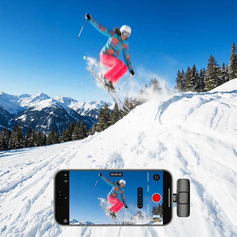 Wireless Lapel Mic for iPhone