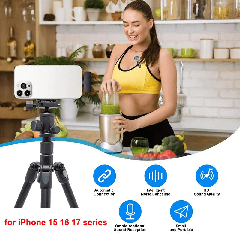 Wireless Lapel Mic for iPhone